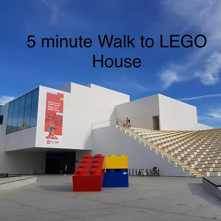 Apartment 300 Meter Walk To Lego House - 50m2 Cozy - Unit D *